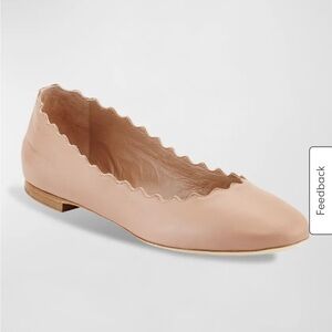 Chloé Lauren Ballerina - Scalloped flats
